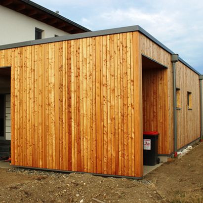 Hausanbau aus Holz